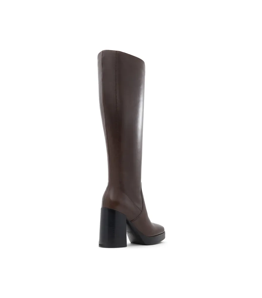 ALDO Botas largas en piel con tac n alto Media luna Mujer Paseo